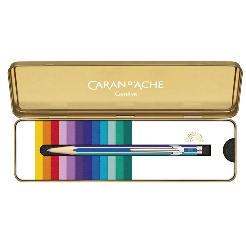 Caneta Esferográfica Caran d'Ache 849 Rainbow Cold