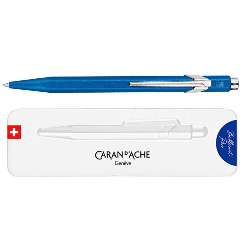 Caneta Esferográfica Caran D'Ache Colormat-X 849 Azul