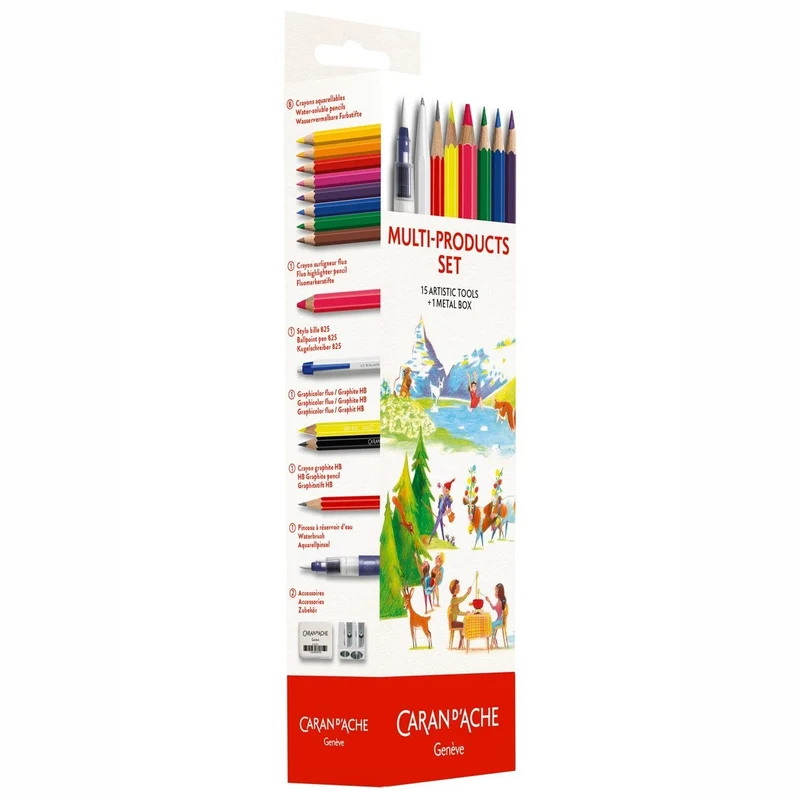 Conjunto Para Desenho Multi Produtos Caran d’Ache