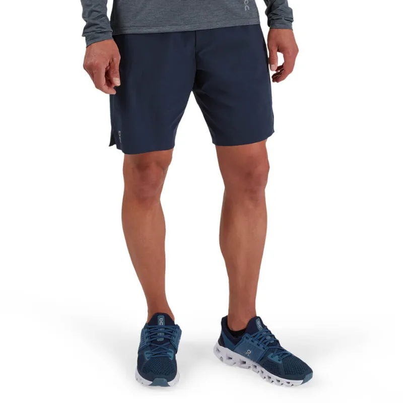 Short de Corrida On Running Hybrid 2 Masculino - Azul Marinho G