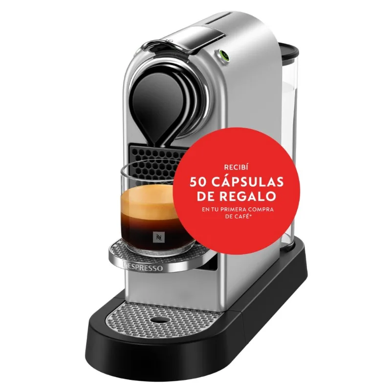 Cafetera Nespresso Citiz Silver
