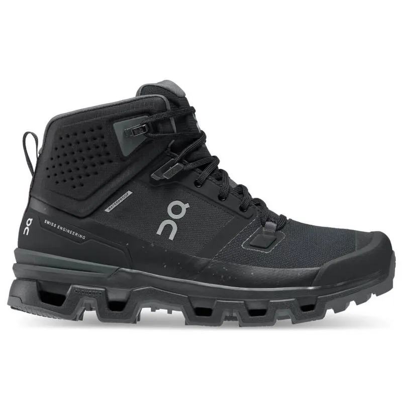 Bota On Running CLOUDROCK WATERPROOF 2 Feminina - Preta Preto 38