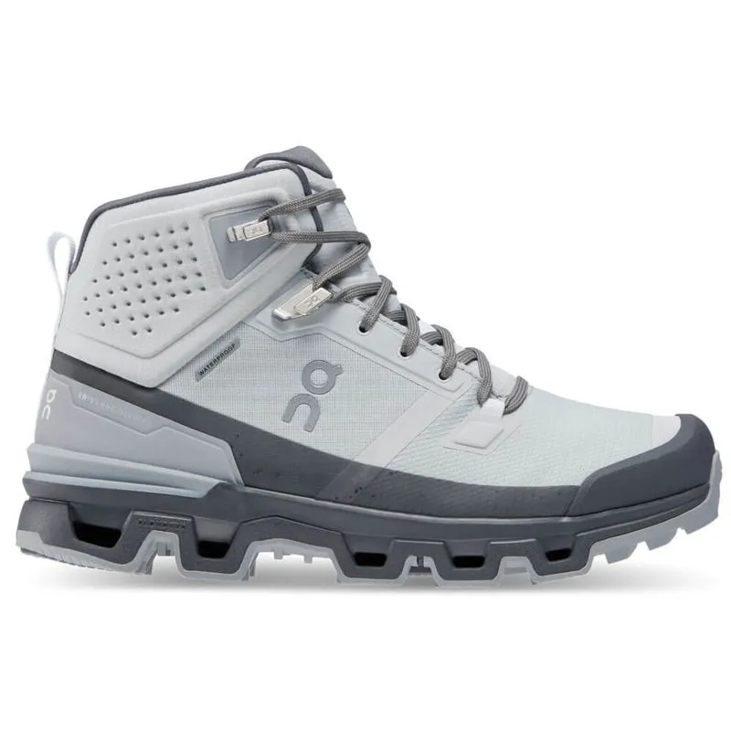 Bota On Running CLOUDROCK WATERPROOF 2 Feminina - Cinza e Grafite 36