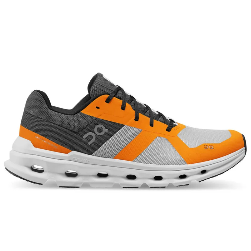 Tênis ON Running CLOUDRUNNER Masculino - Cinza e Laranja 38