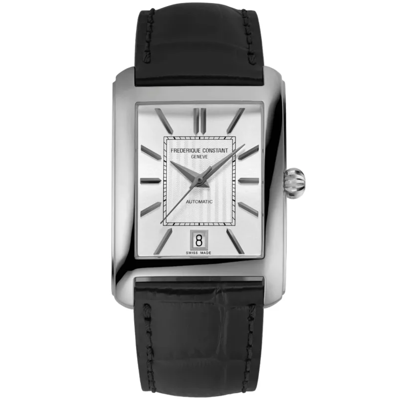 Relógio Frederique Constant Classics Carre Automatico Prata FC-303S4C6