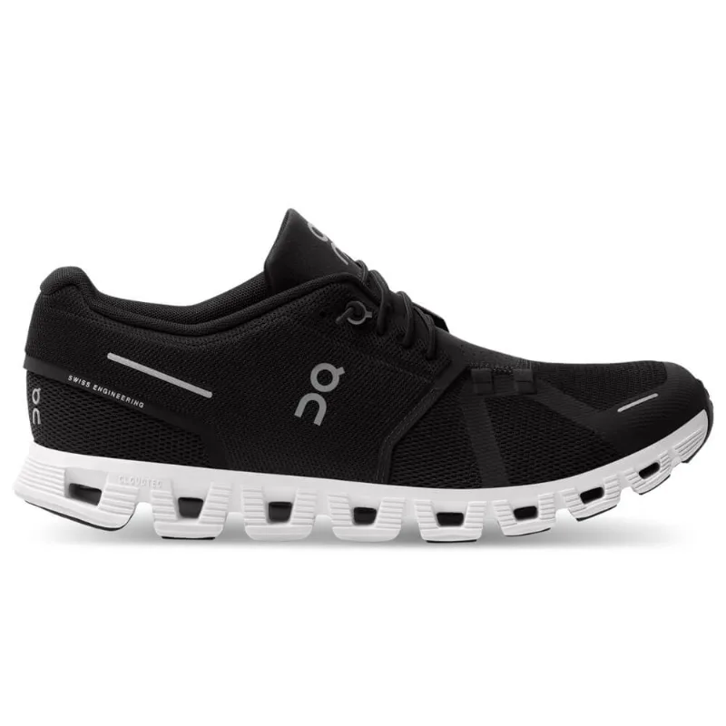 Tênis ON Running CLOUD 5 Masculino - Preto e Branco 42
