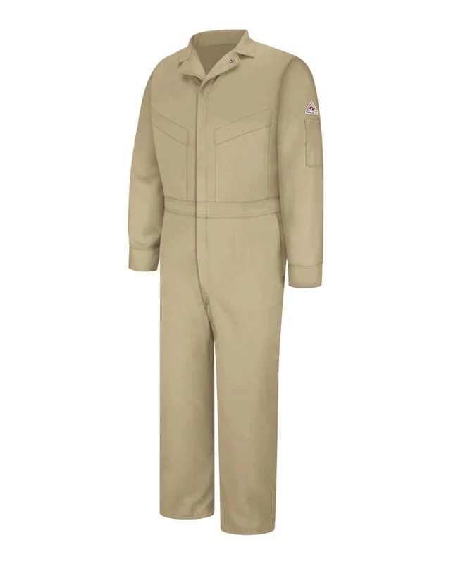 Bulwark CLD4T Deluxe Coverall - Tall Sizes - Khaki Brown-Light / 54