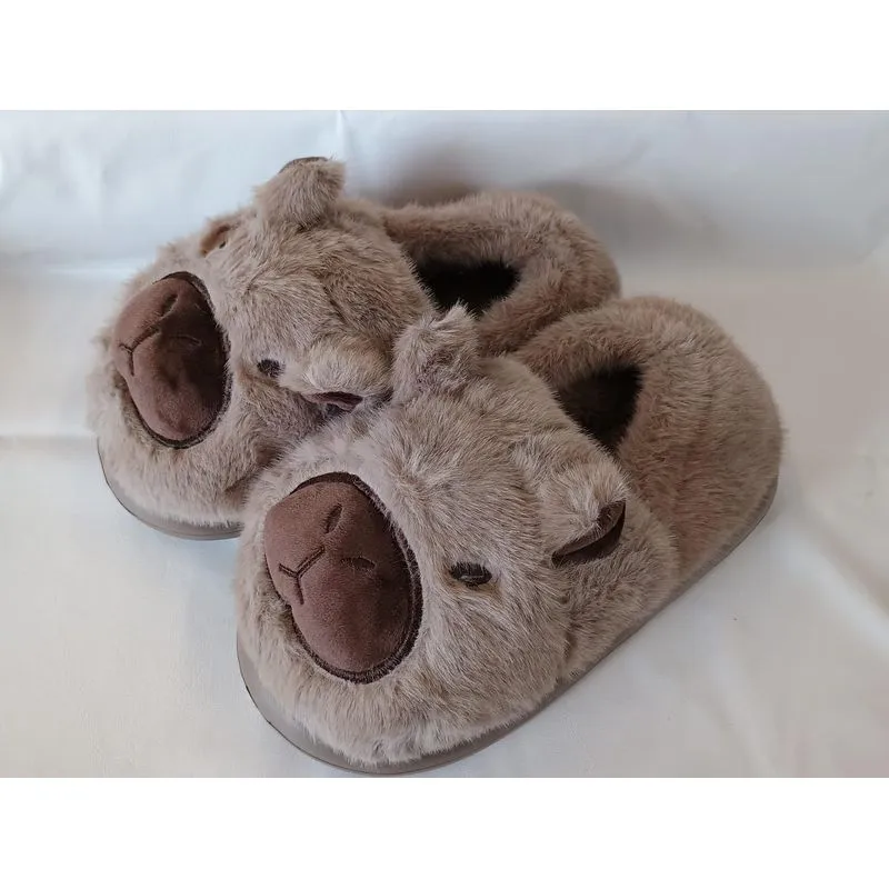 PANTUFA BOTA 3D PELUCIA CAPIVARA 32-37 257135 BANANA TOYS
