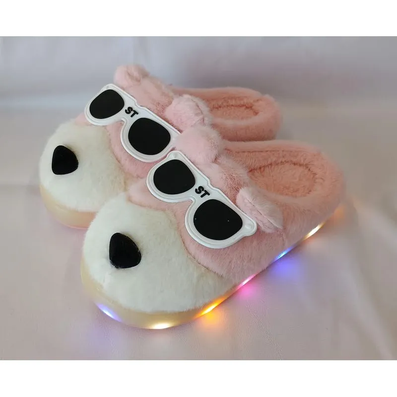 PANTUFA 3D INFANTIL LED CACHORRO OCULOS 26-31 257177 BANANA TOYS