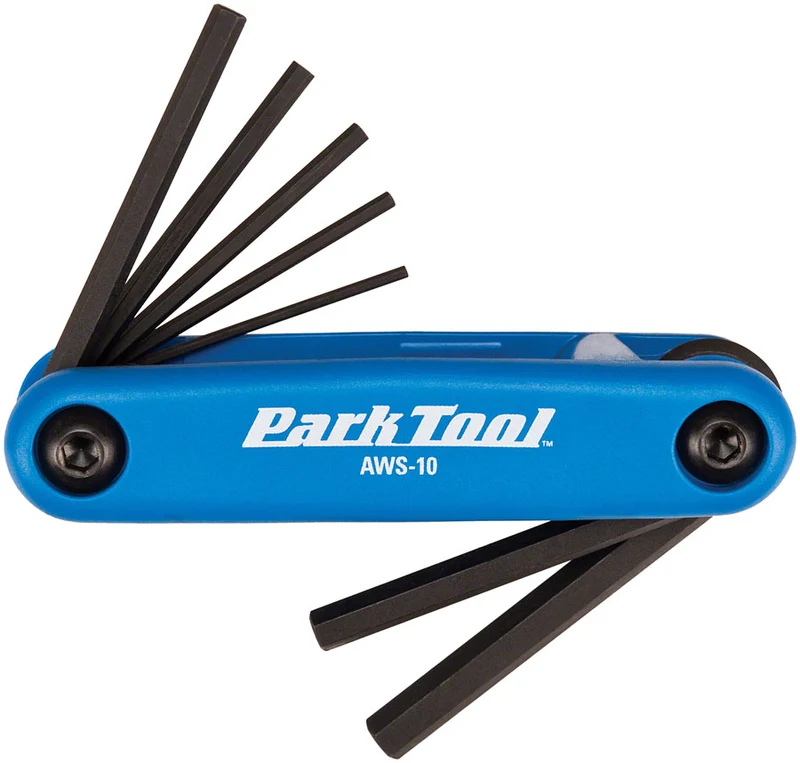 Park Tool Hex Wrenches AWS-10 Metric Folding Wrench Set