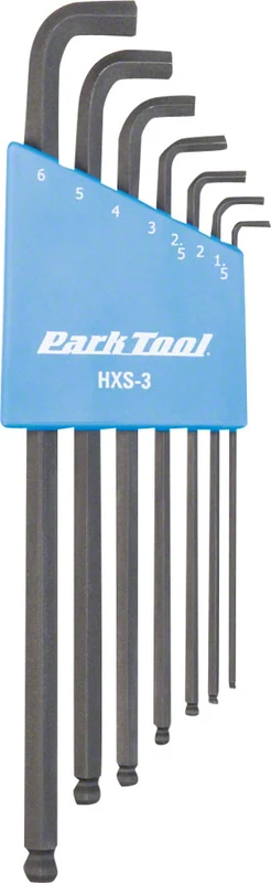 Park Tool Hex Wrenches HXS-3 Stubby Wrench Set 1.5-6mm