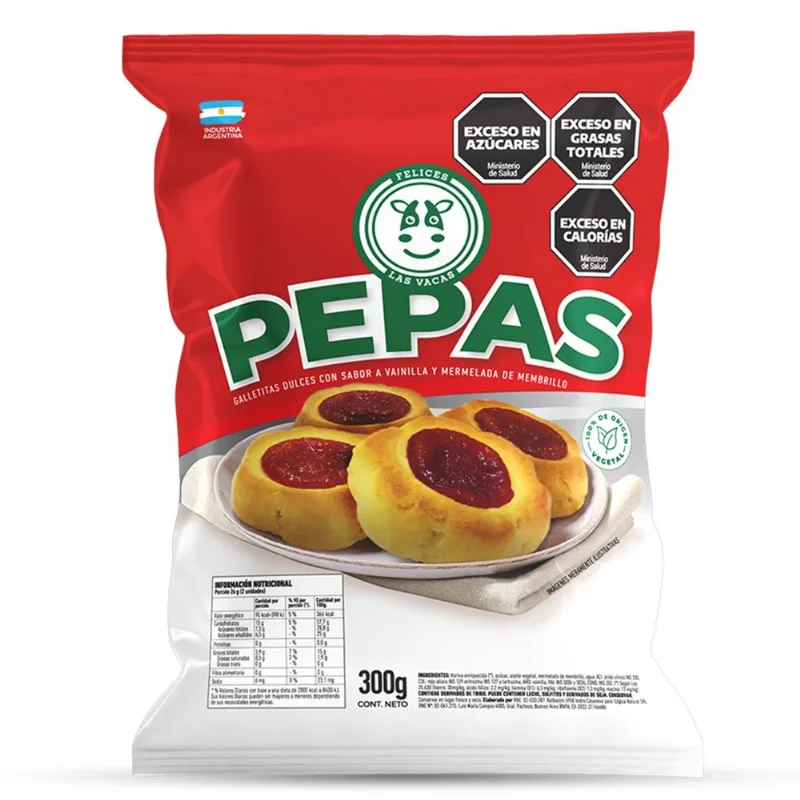 Pepas de membirllo Felices las Vacas 300 grs