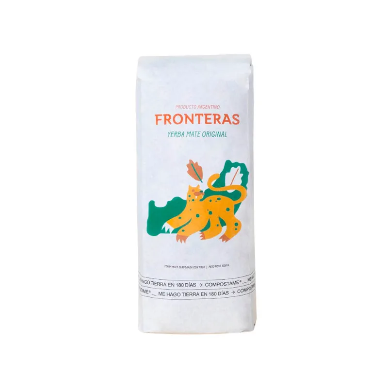 Yerba Mate Original con Palo 500 Grs Fronteras