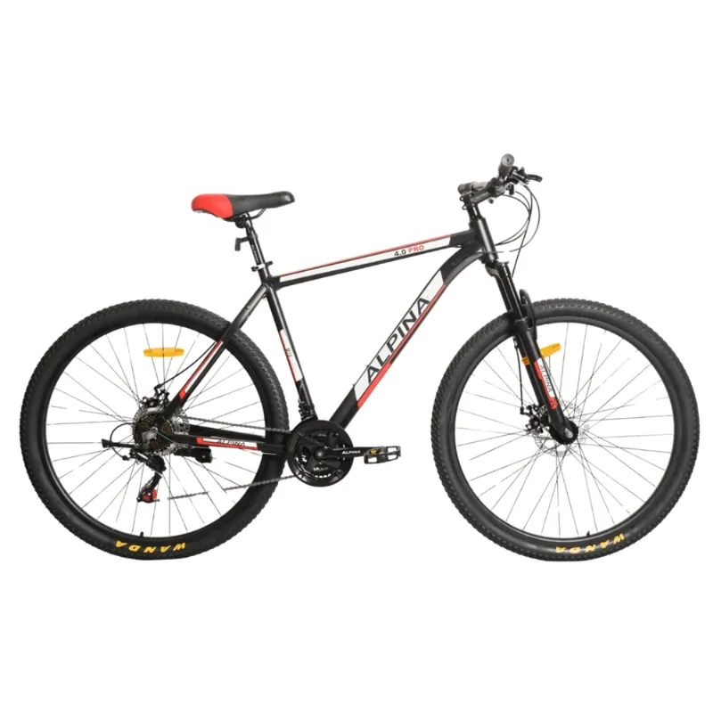 Bicicleta MTB Alpina 4.0 R29 21V Aluminio Shimano Talle XL Ne/Bl/Ro
