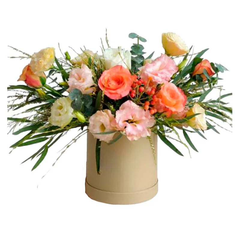 Flores Frescas Sef En Caja Chica