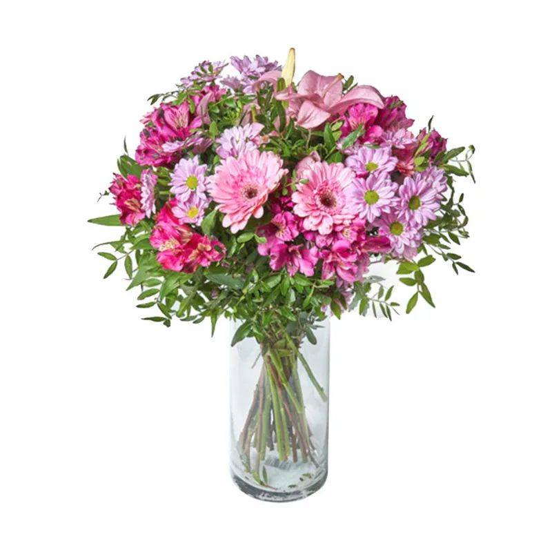 Flores Frescas Sef Con Florero Grande