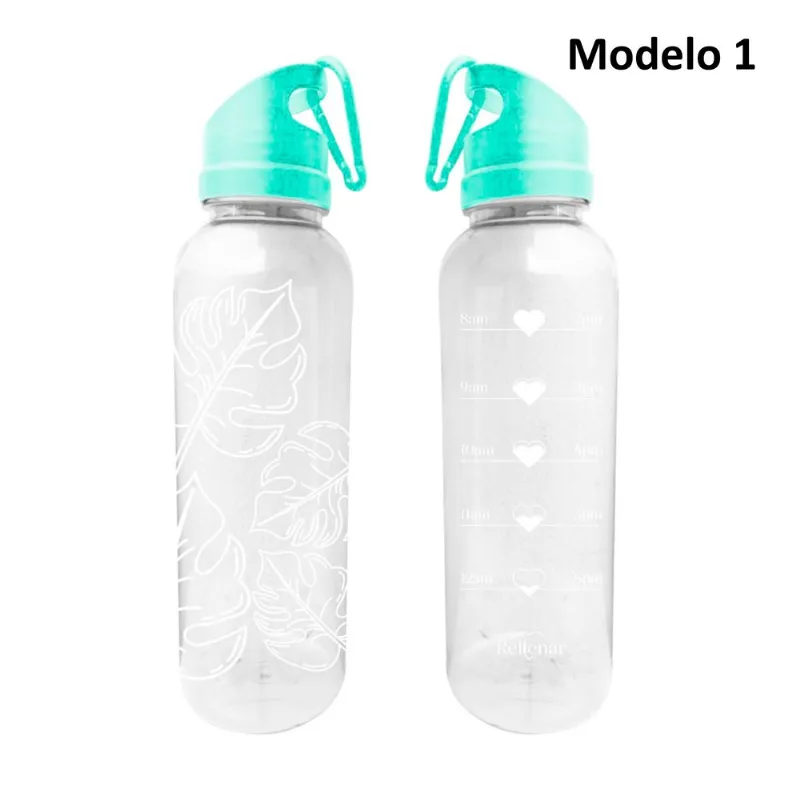 Botella Carrefour motivacional deportiva recta 750 ml (Modelos Surtidos)