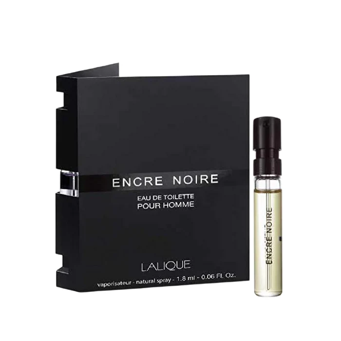 Lalique Encre Noire Eau De Toilette For Men *vial 1.8ml 1.8ml