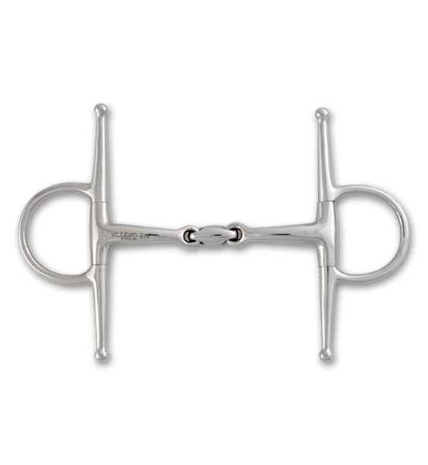 Stubben Steeltec EZ Control Full Cheek Snaffle Bit Stainless Steel / 5-3/4"