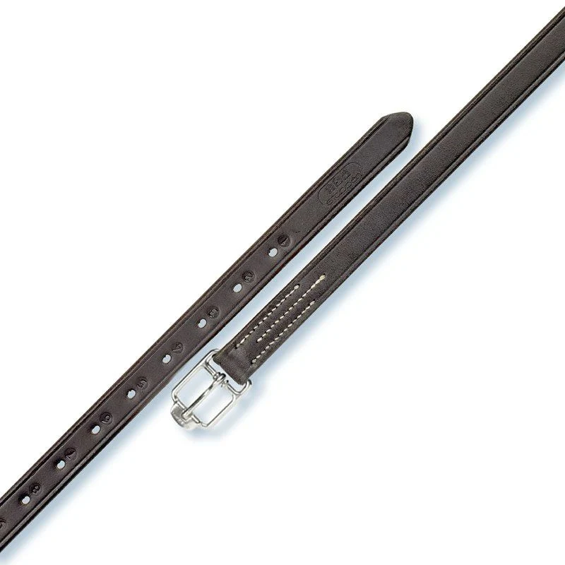 Stubben Cowhide Stirrup Leathers 1 in Ebony / 58"