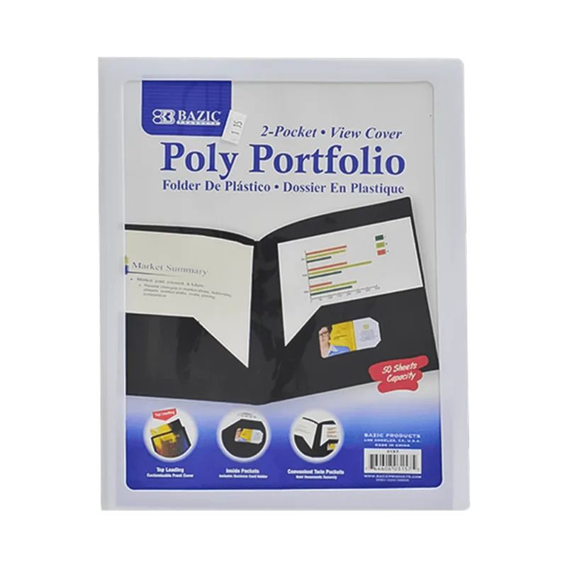 Folder Plástico con Bolsillo