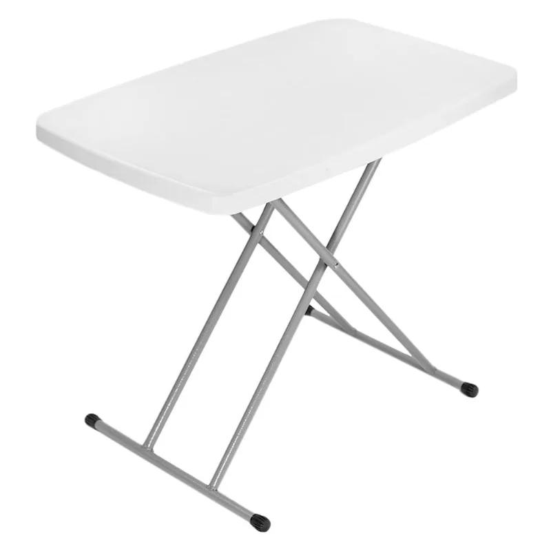 Mesa auxiliar plegable blanco 76.5x50x64cm Easy