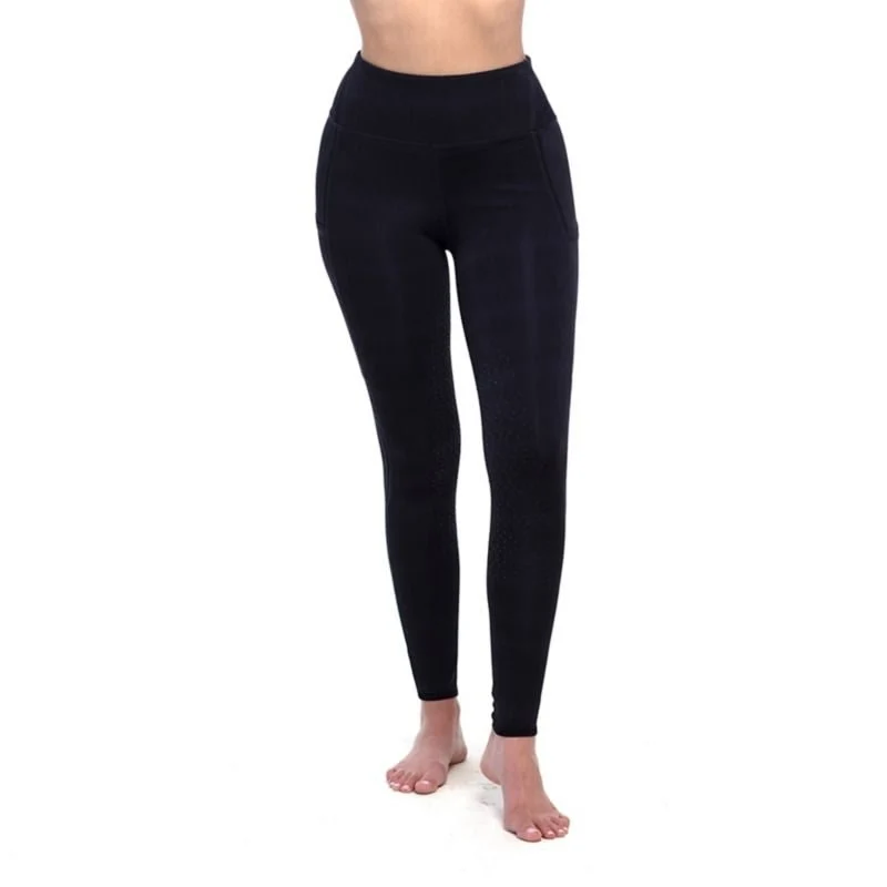 Goode Rider Black Python Perfect Sport Tight Black Python / X-Large
