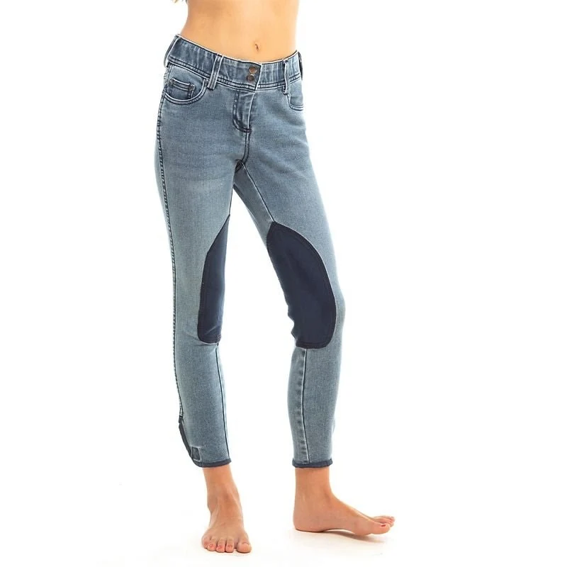 Goode Rider Girls Equestrian K/P Jean Light Wash / 10