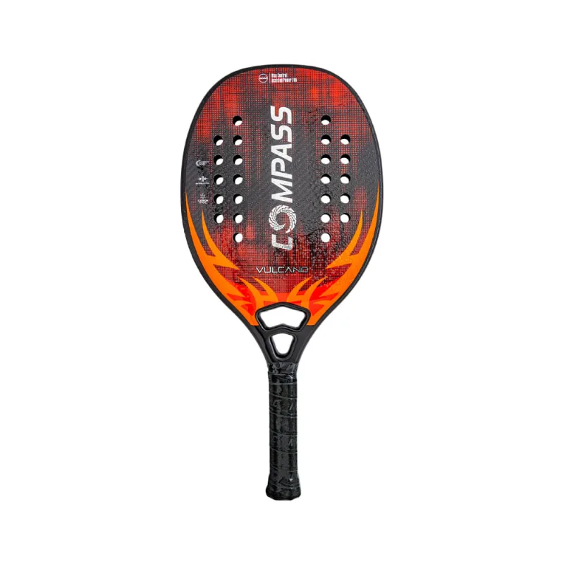 Raquete de Beach Tennis Compass Vulcano 3K 2023