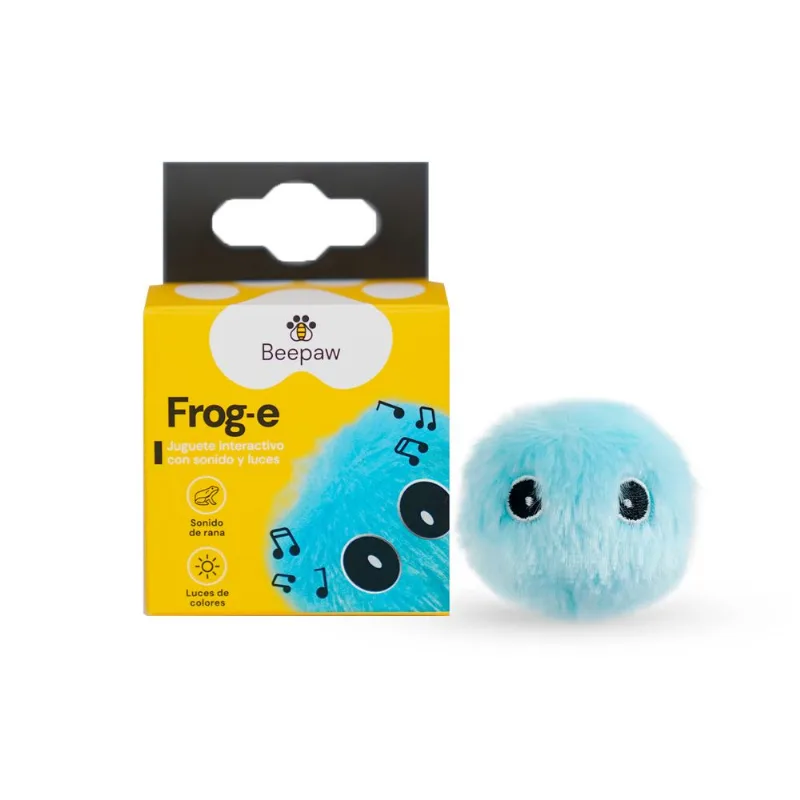 Juguete Pelota de Peluche con Sonido Frog-e Beepaw