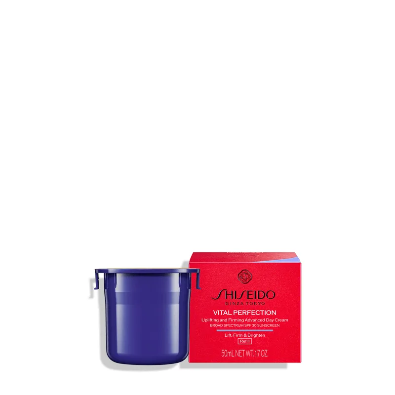 Shiseido Vital Perfection Uplifting And Firming Advanced Day Cream Fps 30 (Refil) - 50mL Creme Facial Shiseido Vital Perfection Uplifting And Firming Advanced Day Cream Fps 30 Refil - 50mL