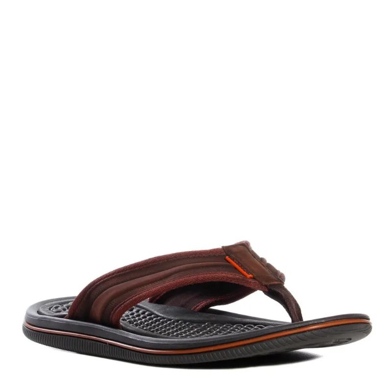 Chinelo Masculino Democrata Denin Groove 39 / Marrom