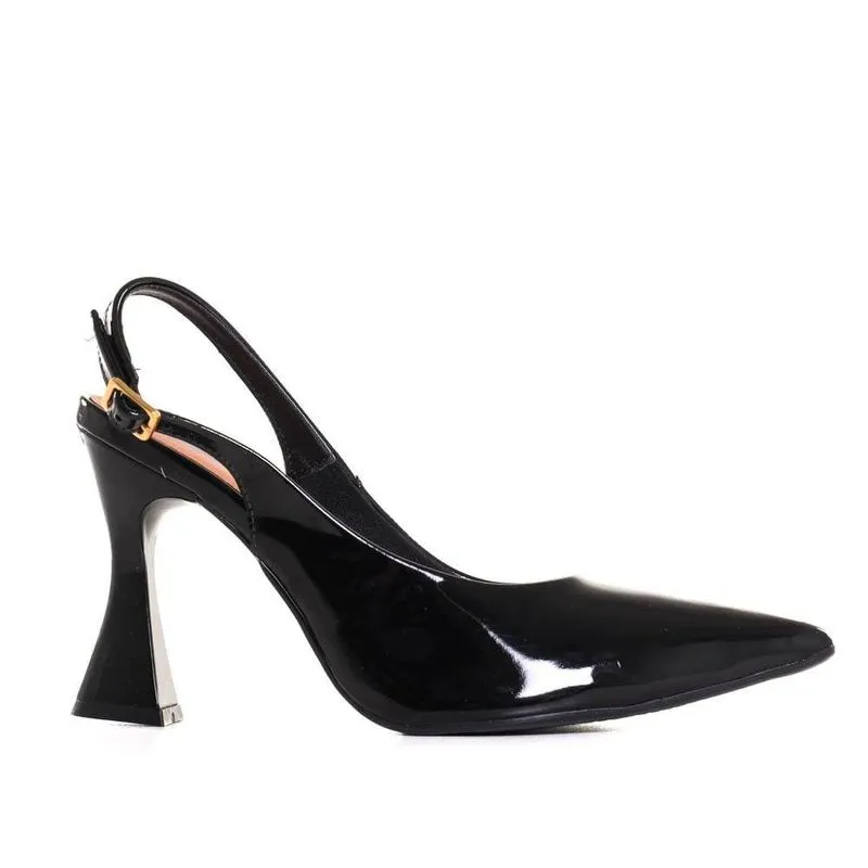 Sapato Feminino Slingback Zariff 9426-070 Preto 36