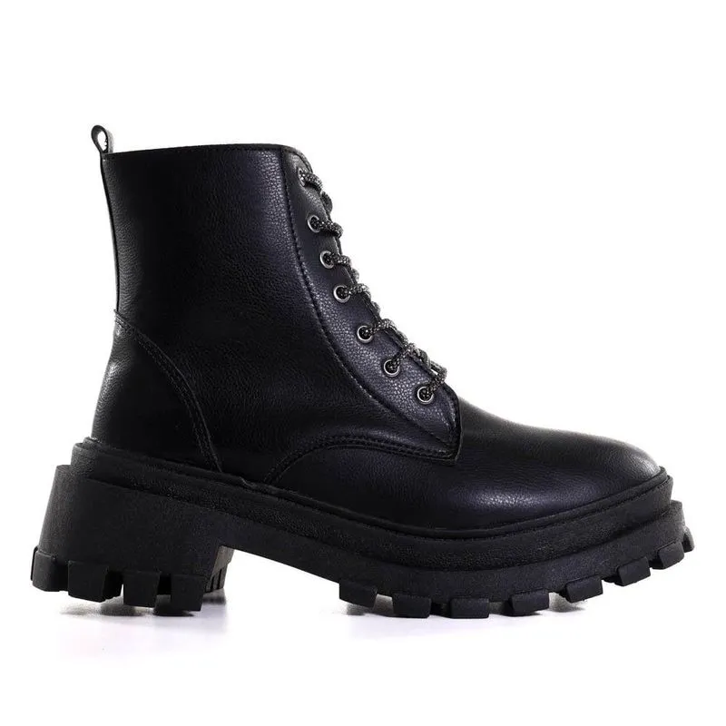 Coturno Feminino Zariff Com Brilho Preto 2459 36