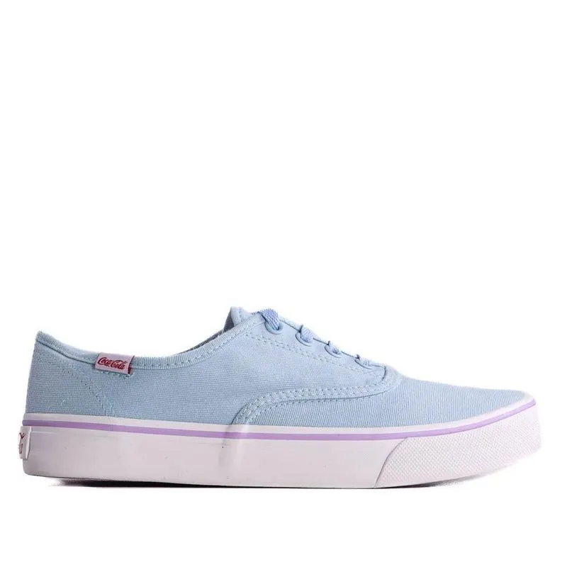 Tênis Feminino Coca-Cola Cc2293 Azul/Lilas 35