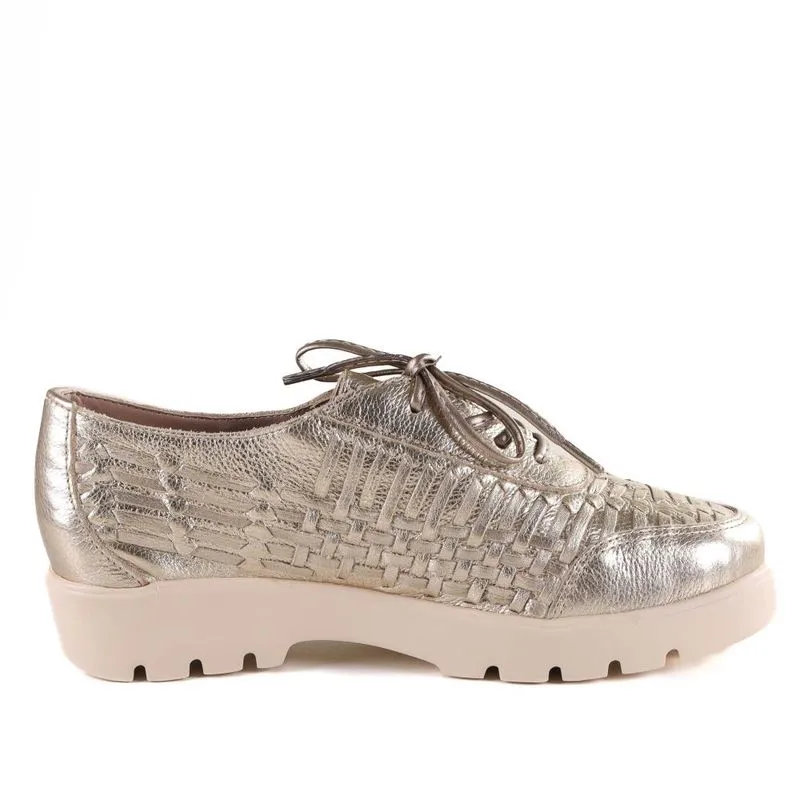 Tênis Casual Feminino Zariff Ouro Light 35