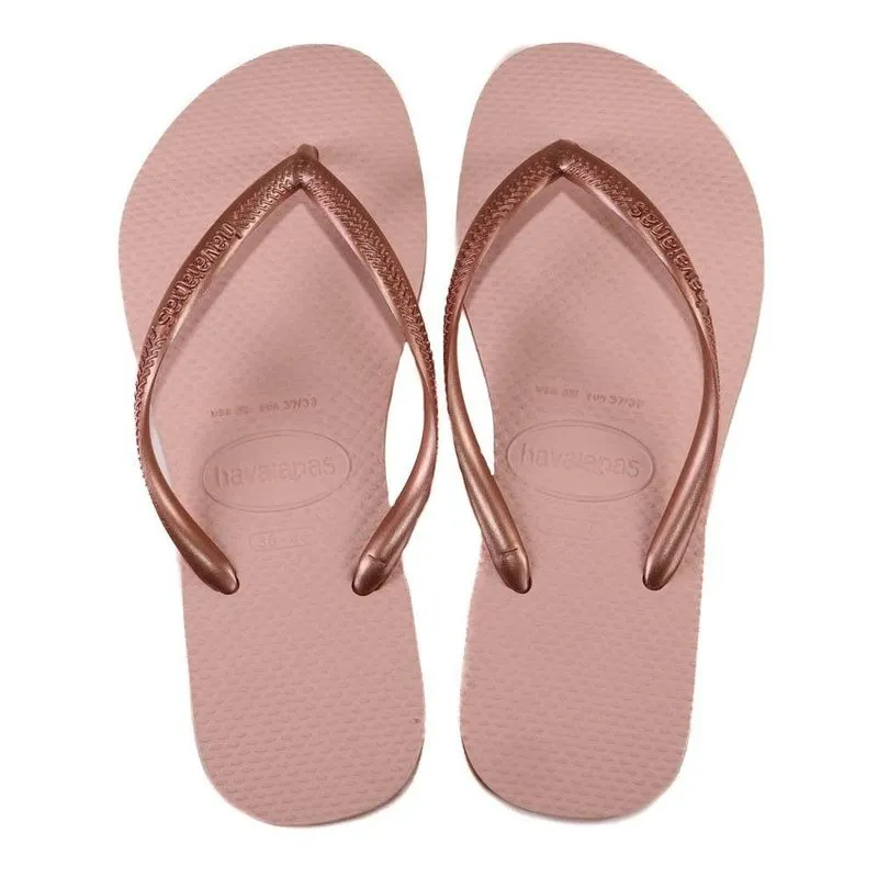 Chinelo Feminino Havaianas Slim Fc Rosa Ballet 33/34