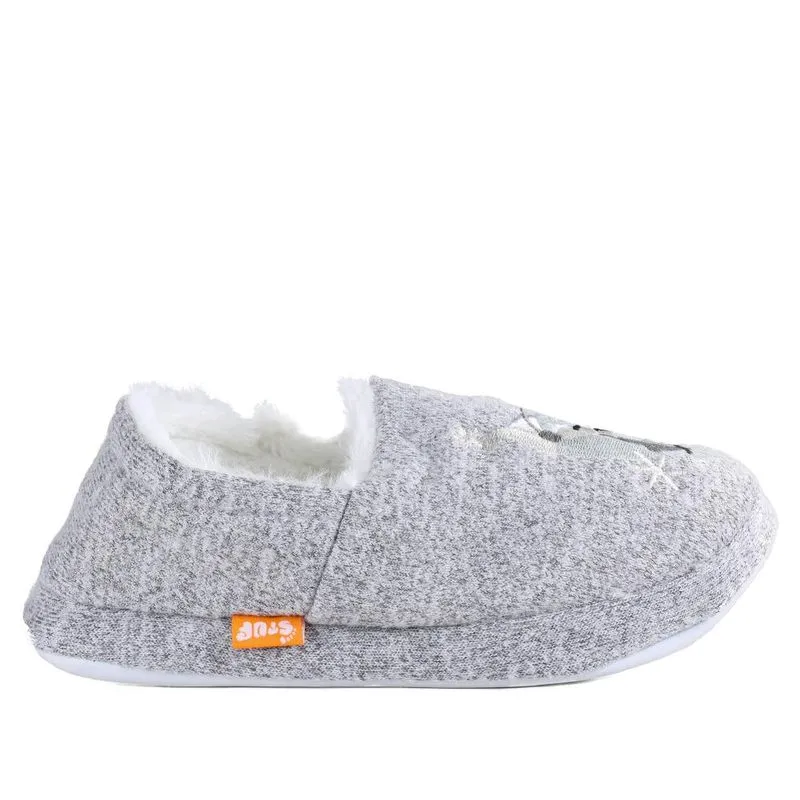Pantufa Infantil Menina Stuf Sp0052 Cinza 29/30