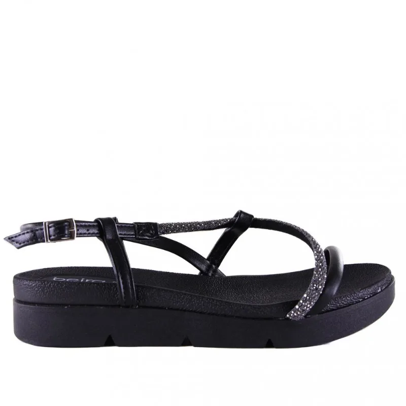 Sandália Feminina Beira Rio Birk 8387.531 36 / Preto