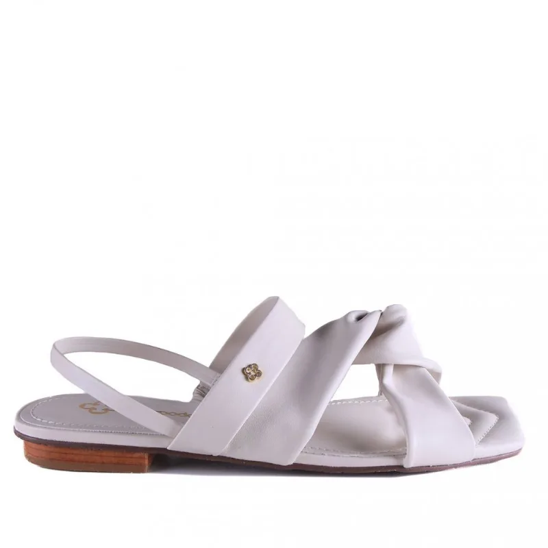 Sandália Rasteira Feminina Capodarte 4018506 38 / Branco