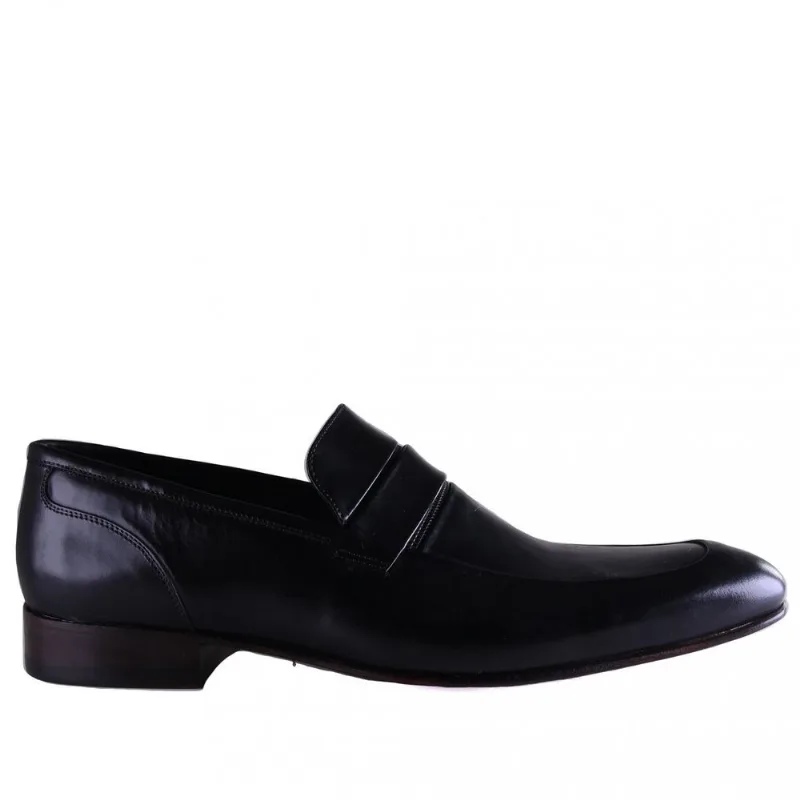 Sapato Zariff Masculino Em Couro 12380 38 / Preto