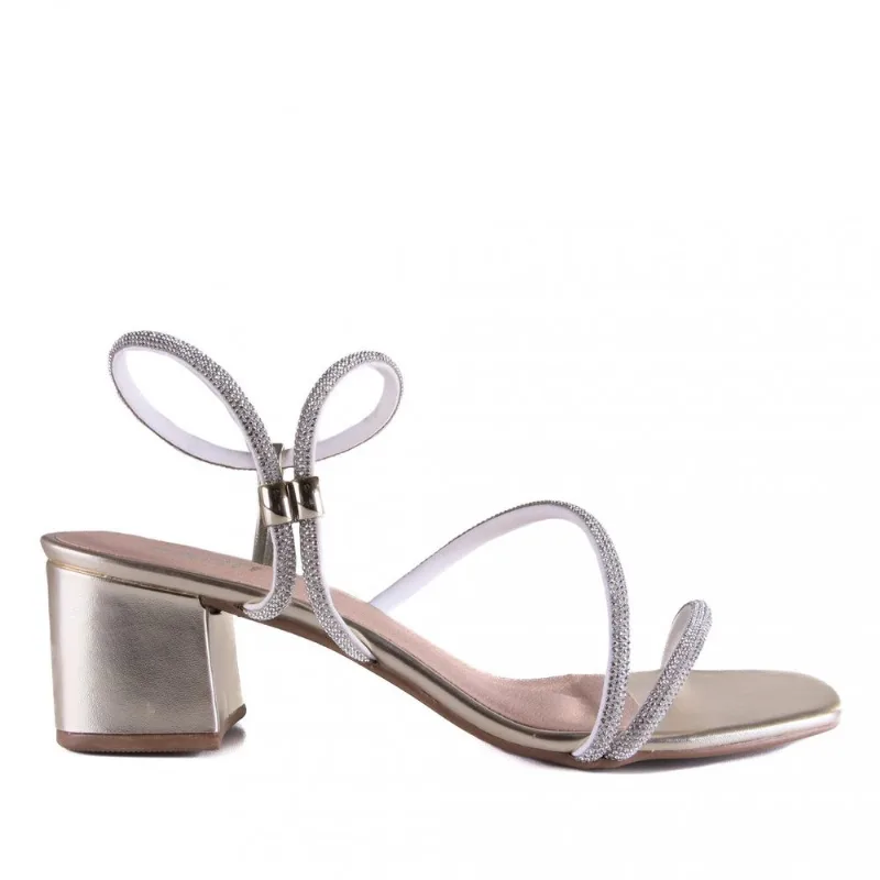 Sandália Feminina Zariff 1209.4889 35 / Ouro