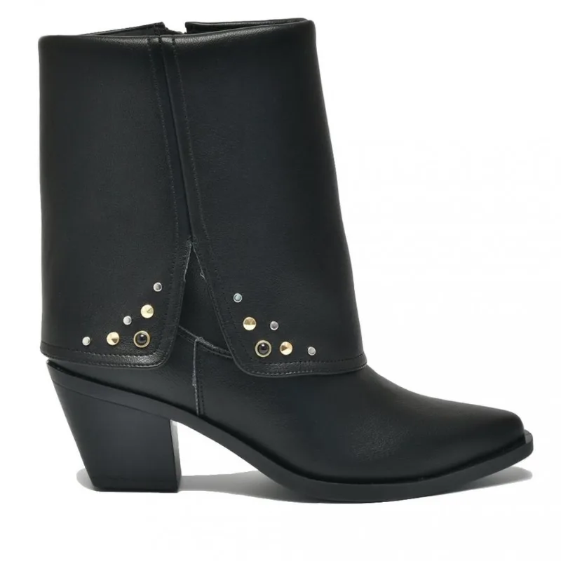 Bota Feminina Via Marte Capa 257-001 36 / Preto