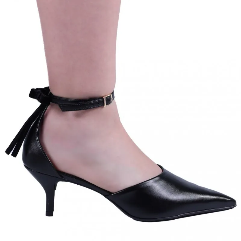 Scarpin Zariff Feminino Bico Fino 1612-020 36 / Preto