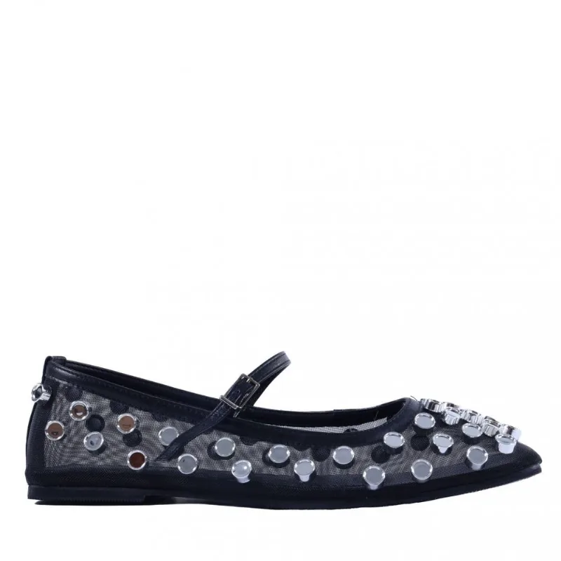 Sapatilha Feminina Zariff com Maxi Esferas 2017-6331 36 / Preto