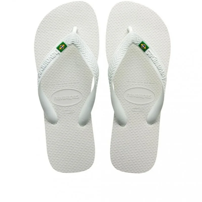 Chinelo Havaianas Brasil 41/42 / Branco