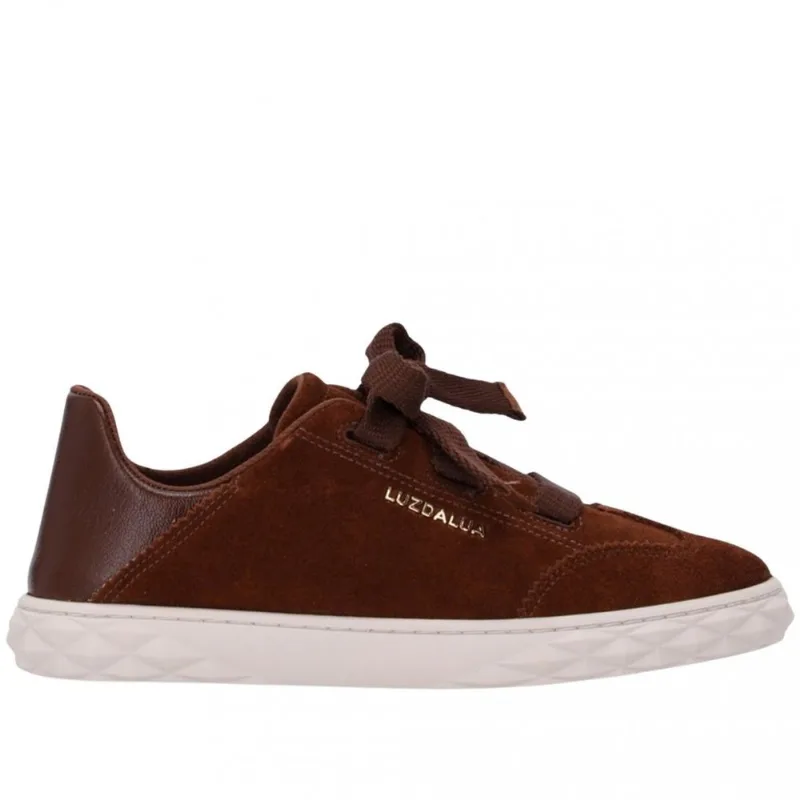Tênis Feminino Luz da Lua Casual Camurça 80900001 36 / Marrom