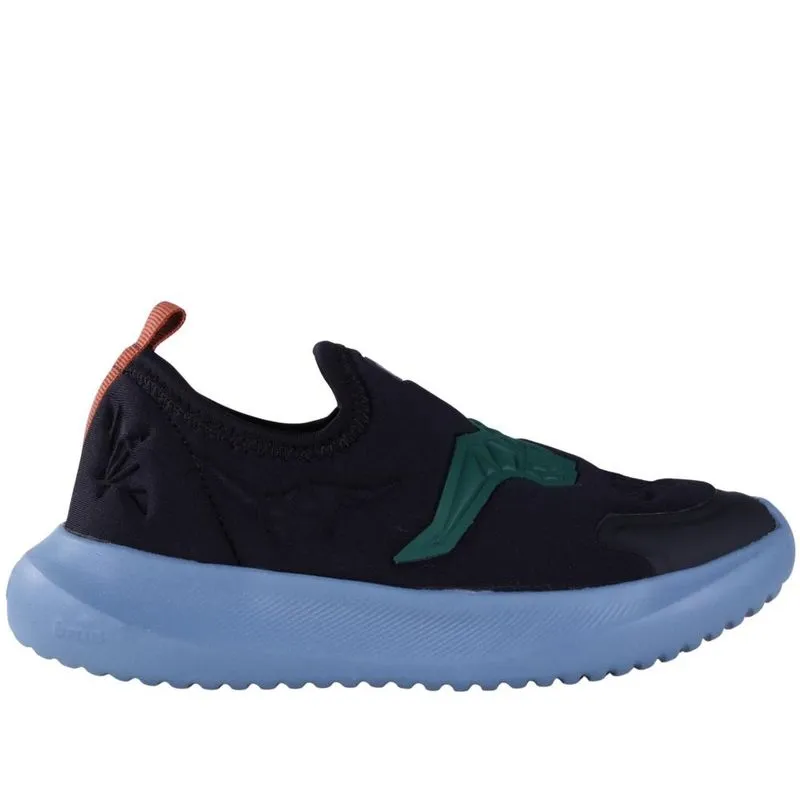Tênis Infantil Bibi Slip-On com Dinossauro 1232242 Preto 26