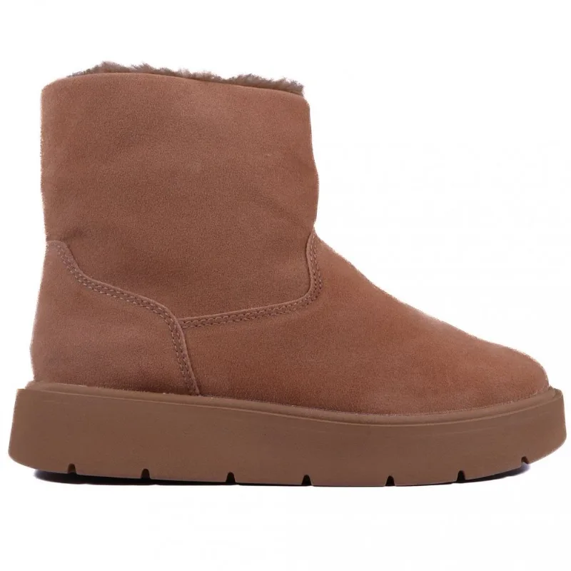 Bota Feminina Zariff Cano Médio com Pelo 68-2296-11 33 / Bege