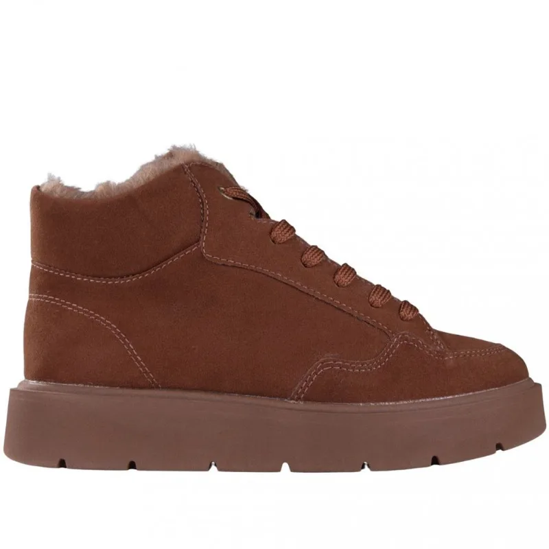 Bota Feminina Zariff com Pelo 68-2296-14 36 / Marrom